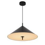 D'Lite Hanglamp Crochte Metaal En Kunststof Mat Zwart | Geschikt Voor 3x E27