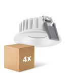 Voordeelpak 4x Ledvance LED  SPOT AIR FIX Aluminium  6W 480lm 36D - 927 Zeer Warm Wit | Zaagmaat 68mm - IP65 - Beste Kleurweergave -  Dimbaar