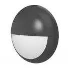 Noxion LED Bulkhead Pro V2 12/16/20W 2400lm - 830-840-865 CCT | 325mm - IP65 - Bewegings- en Lichtsensor - 3 Uur Noodverlichting + Ooglid Ring Zwart