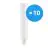 Voordeelpak 10x Ledvance Dulux-D LED 9W - 830 Warm Wit | 2-Pin - Vervangt 26W