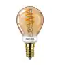 Philips Classic LED Lustre E14 Kogel Filament Goud 3.5W 136lm - 820 Zeer Warm Wit | Dimbaar - Vervangt 15W