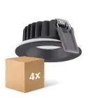 Voordeelpak 4x Ledvance LED  SPOT AIR FIX Aluminium  6W 510lm 36D - 930 Warm Wit | Zaagmaat 68mm - IP65 - Beste Kleurweergave -  Dimbaar